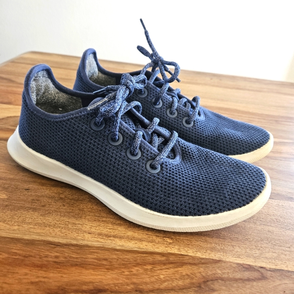 All Birds Tree Runners Sneakers Womens Size 8 Blue Athletic Running Shoes